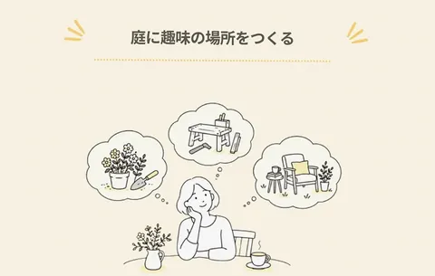 はじめての庭リノベ⑧|自分の時間が増えたら、庭に趣味の場所をつくる